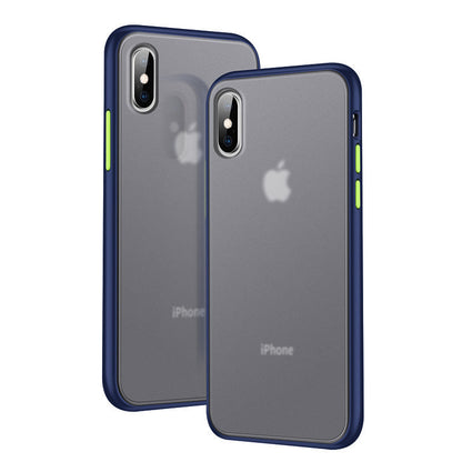 Transparent color contrast iPhone case compatible with Apple, by My Store