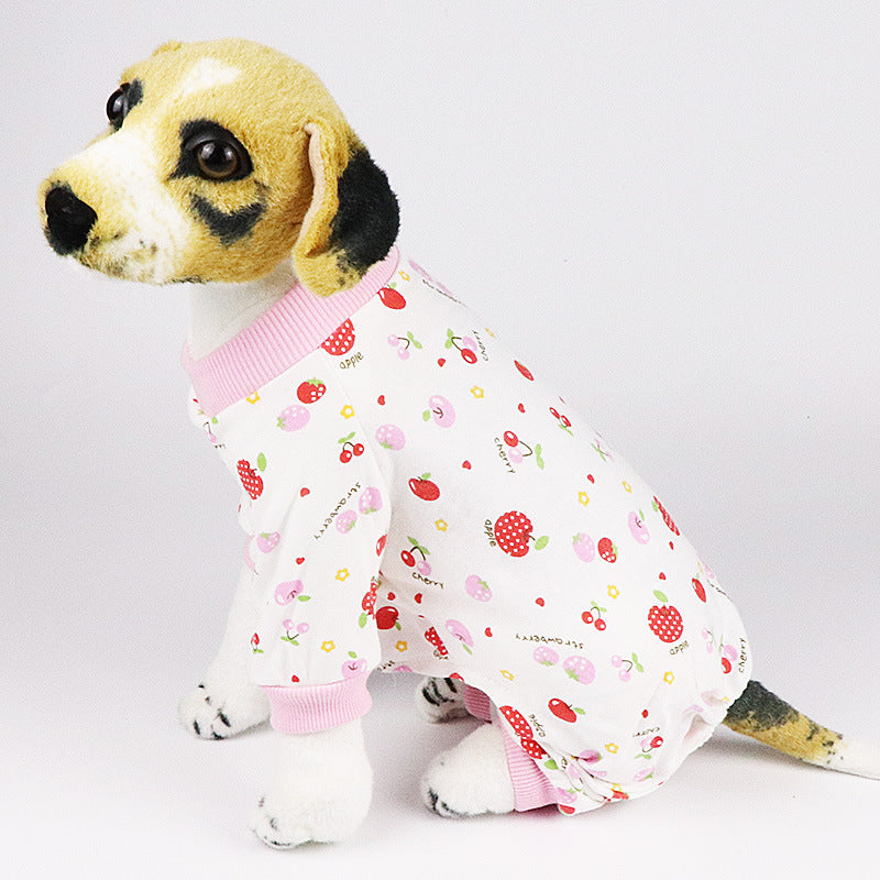 Cotton four-legged knit dog clothes by My Store