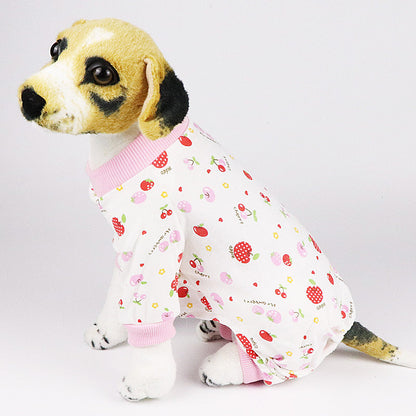 Cotton four-legged knit dog clothes by My Store