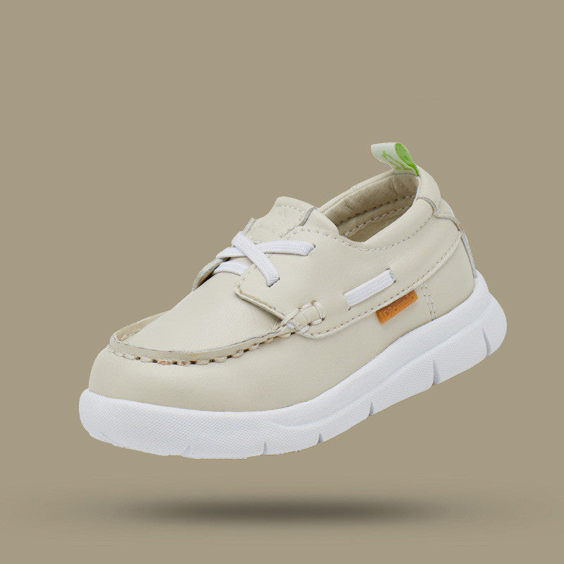 Boys' small leather shoes by My Store, showing a classic compact design
