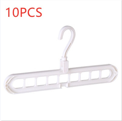 9-hole clothes hanger organizer, space-saving hanger for efficient closet storage