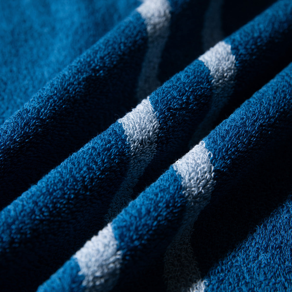 Smart sensor cotton face towel with soft absorbent fabric, close-up product view