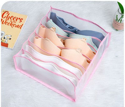 Non-woven fabric underwear storage box organizer in a practical rectangular design