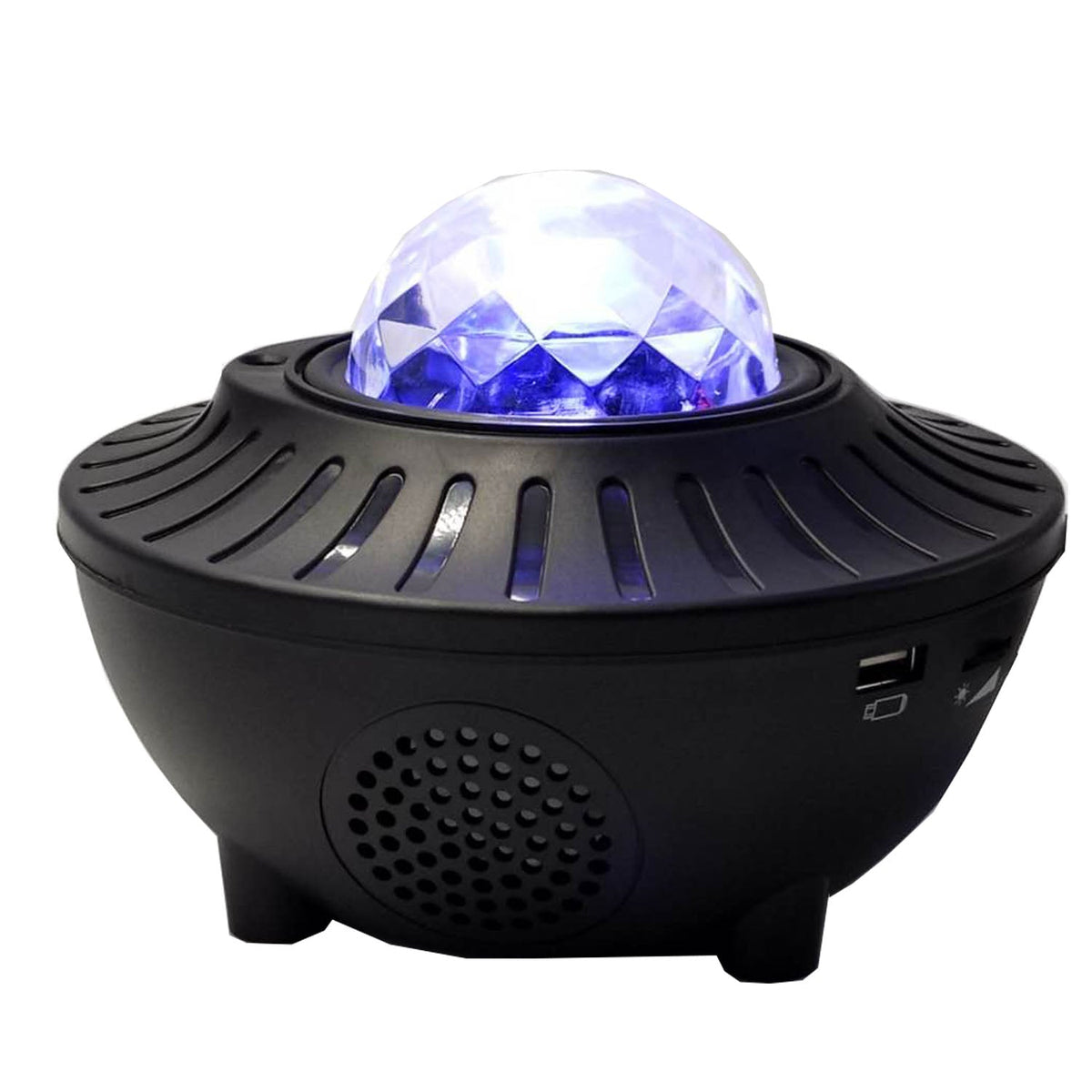LED Bluetooth music projector light with colorful starry sky projection and built-in speaker