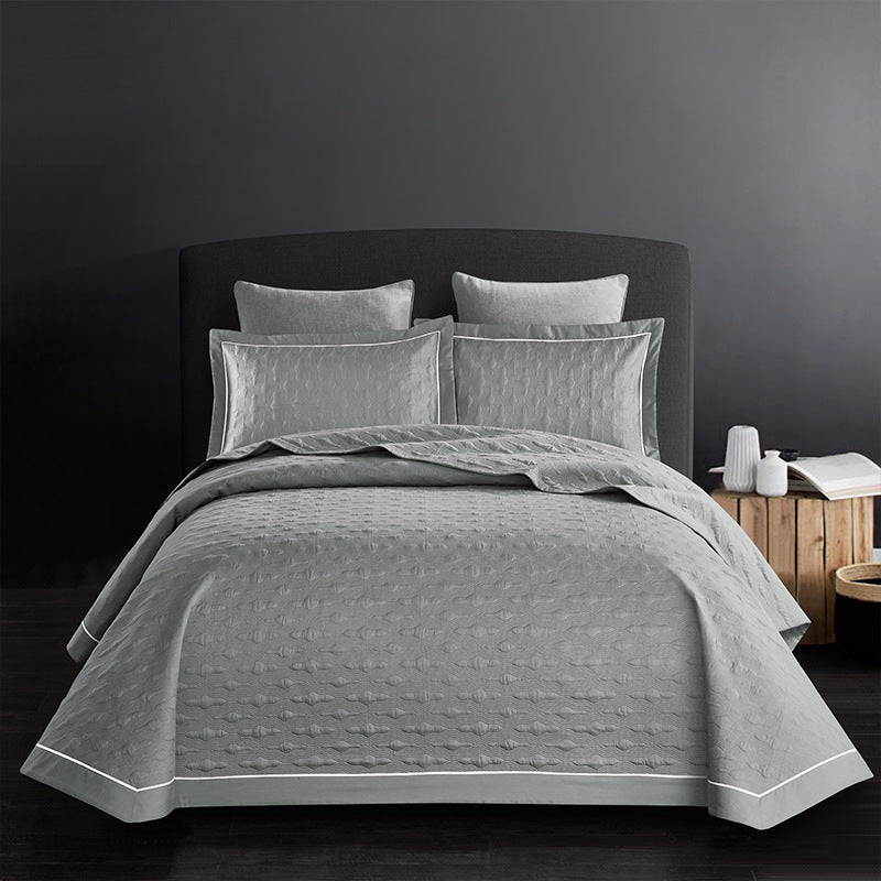 Twill cotton bed sheet in a soft woven fabric with a smooth, durable finish