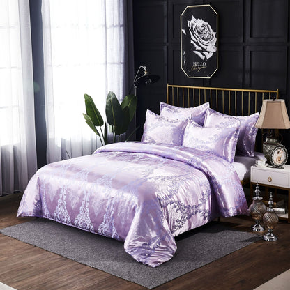 Three-piece My Store bedding set with duvet cover and two matching pillowcases