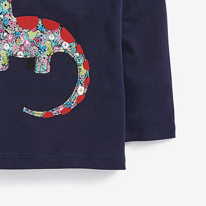Knitted cotton boy t-shirt by My Store, featuring a soft textured knit design