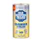 White powder cleanser and polish in a 12 oz can from Bar Keepers Friend, for furniture cleaning and polishing.