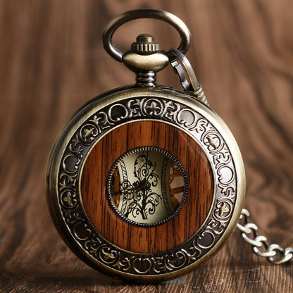 Manual mechanical pocket watch by My Store with classic analog dial and visible winding crown