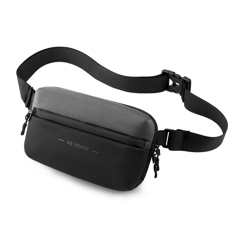 Wautton small waist pack fanny pack for women and men, stylish crossbody belt bag ideal for hiking, running, travel, and walking.
