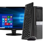 Dell Optiplex 980 Desktop Computer PC Intel Quad-Core i5 500GB HDD Storage 8GB DDR3 RAM Windows 10 Home DVD WiFi 20in Monitor Wireless Keyboard and Mouse (Renewed)