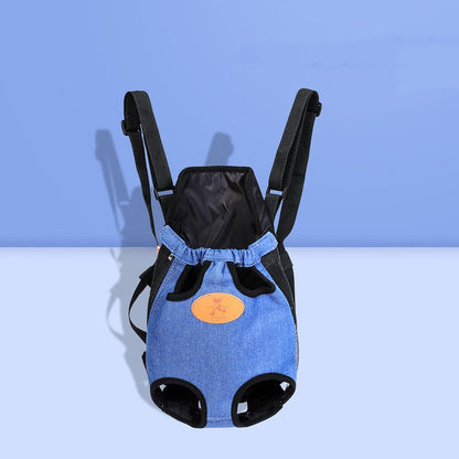 Portable cat backpack for spring outing with breathable mesh panels and padded straps