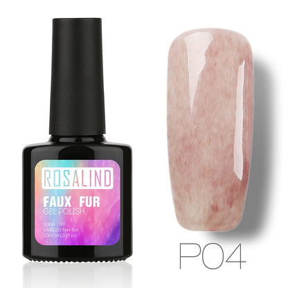 Nail Rubber Fur Nail Polish bottle with textured finish, My Store brand