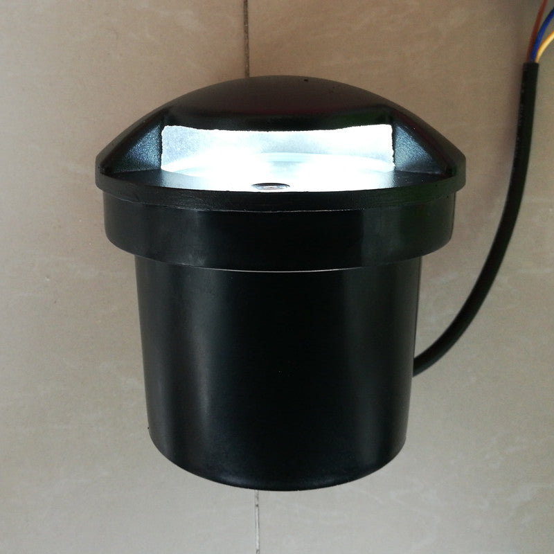 LED3W underground light fixture by My Store, compact recessed outdoor ground light shown from above