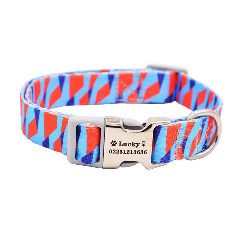 Custom dog collar type 7 by My Store, featuring an adjustable design for a personalized fit