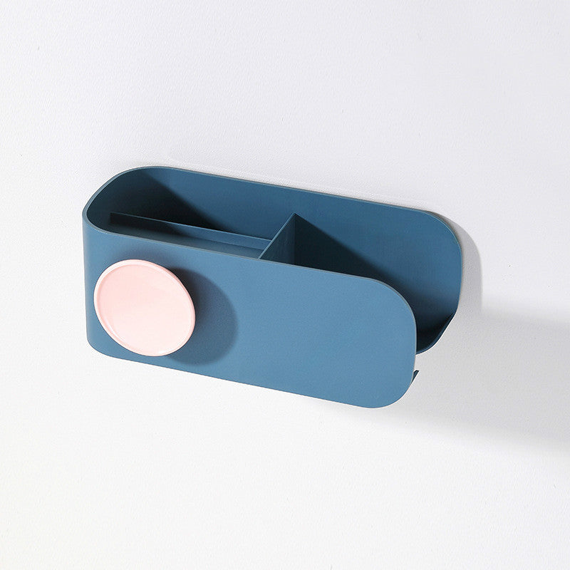 Multifunctional bathroom hanger in a compact wall-mounted design