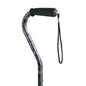 Carex Offset Designer Cane, Gray
