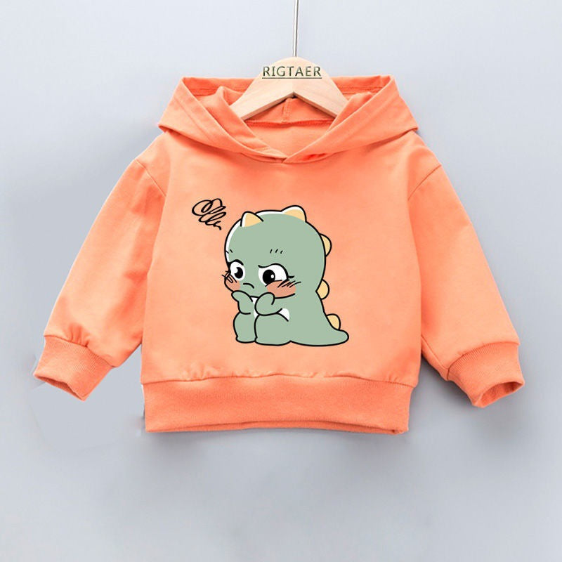 Boys and girls spring and autumn hoodies by My Store, soft casual designs for children