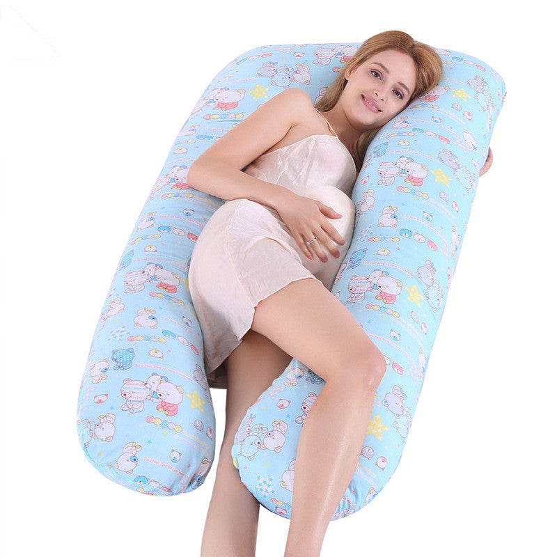 U-shaped pillow by My Store, curved supportive design for neck and head comfort