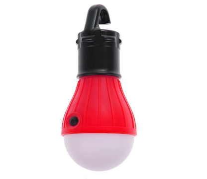 Portable outdoor camping tent light with compact design for nighttime illumination