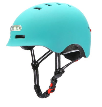 Skateboard cycling electric vehicle lighting warning smart light safety sports helmet accessory