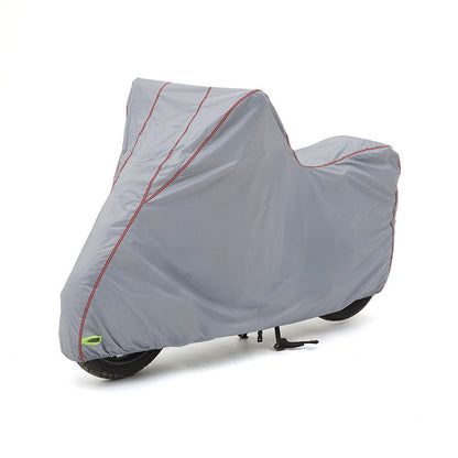 Thick motorcycle cover by My Store, durable protective cover shown flat against a neutral background