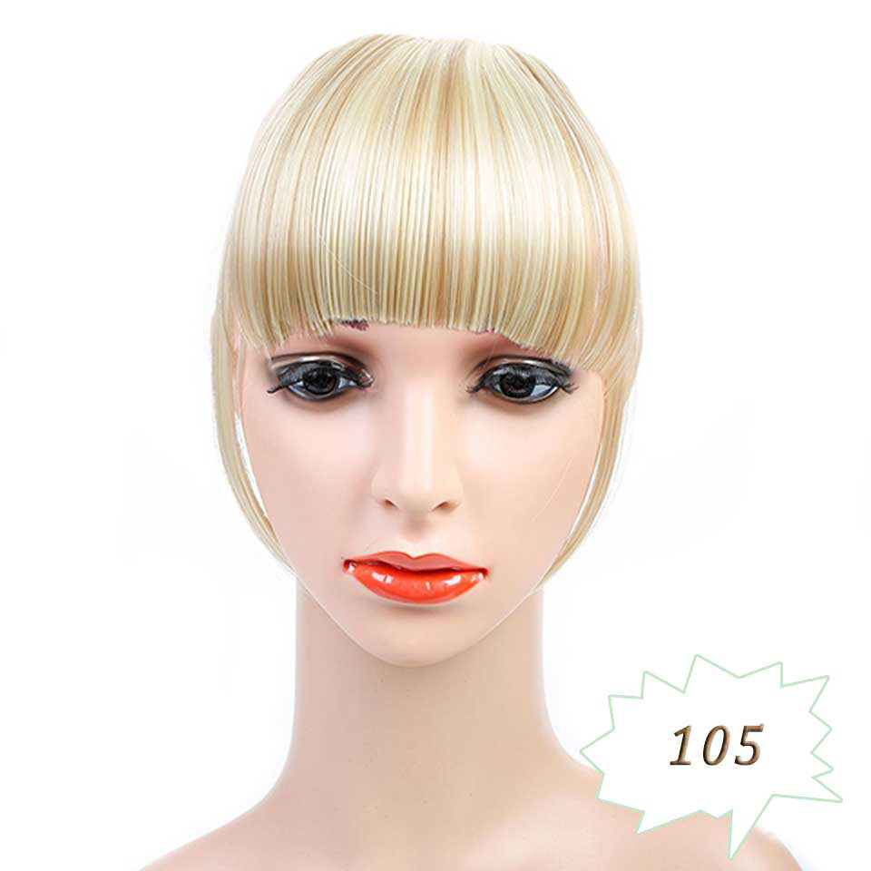 3D clip-in bangs hair extensions by My Store, shown as detachable fringe hairpiece