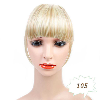 3D clip-in bangs hair extensions by My Store, shown as detachable fringe hairpiece