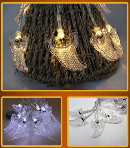 Halloween pumpkin LED string lights lantern decoration, glowing pumpkin lights for seasonal display