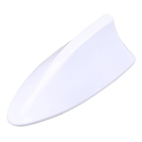 Black car shark fin antenna exterior accessory, streamlined automotive roof design