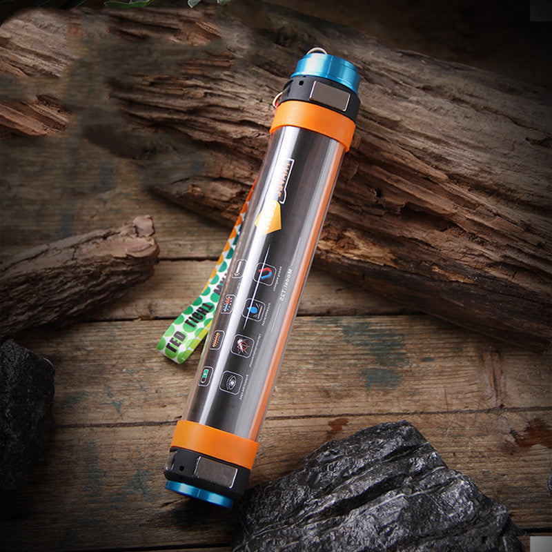 Outdoor camping light flashlight by My Store, compact black design for portable illumination