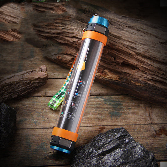 Outdoor camping light flashlight by My Store, compact black design for portable illumination