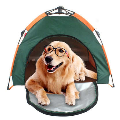 Outdoor pet tent by My Store, portable shelter for dogs and cats in a neutral design