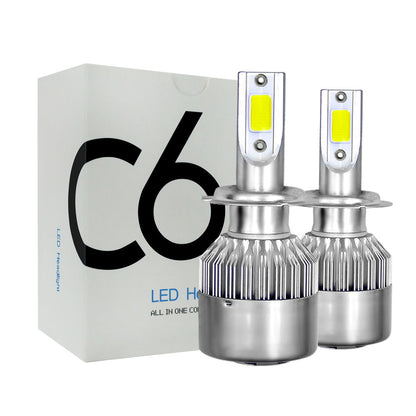 Metal car lights, automotive lighting components shown in a close-up view