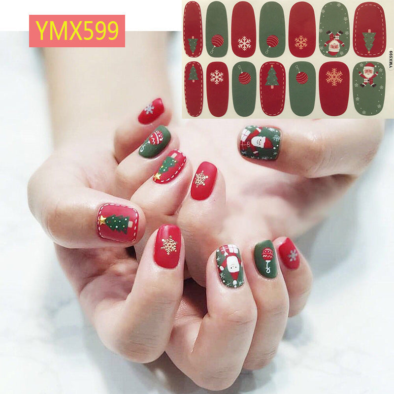Christmas nail stickers by My Store with festive holiday designs for decorative nail art