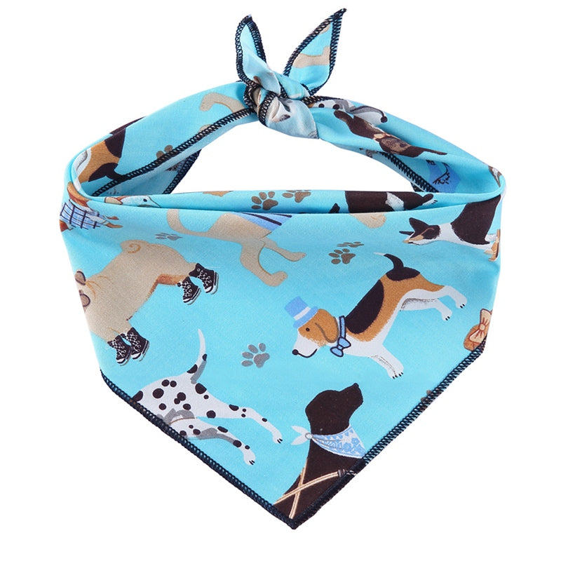 Dog triangle scarf in a stylish bandana design by My Store