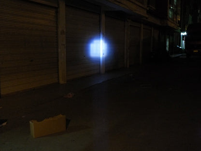 395nm 365nm flashlight detection light with compact black handheld design