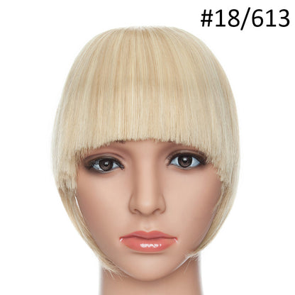 3D clip-in bangs hair extensions by My Store, shown from the front for a natural fringe look