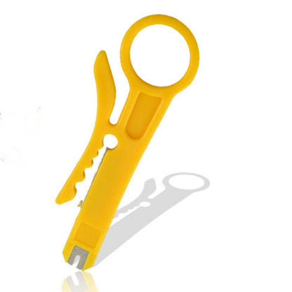 Multifunctional network cable pliers for crimping and stripping Ethernet cables