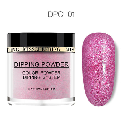 Laser glitter nail powder in sparkling holographic shades by My Store
