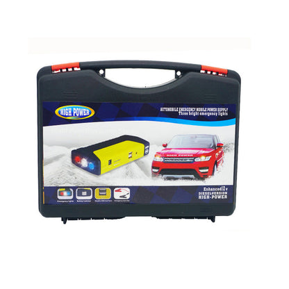 Car emergency start power bank, portable vehicle jump starter with battery cables