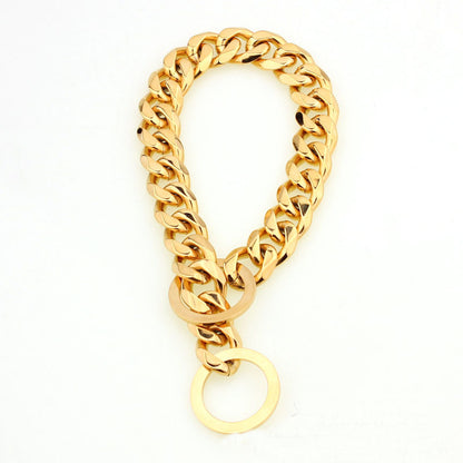 Stainless steel pet casting coarse traction chain