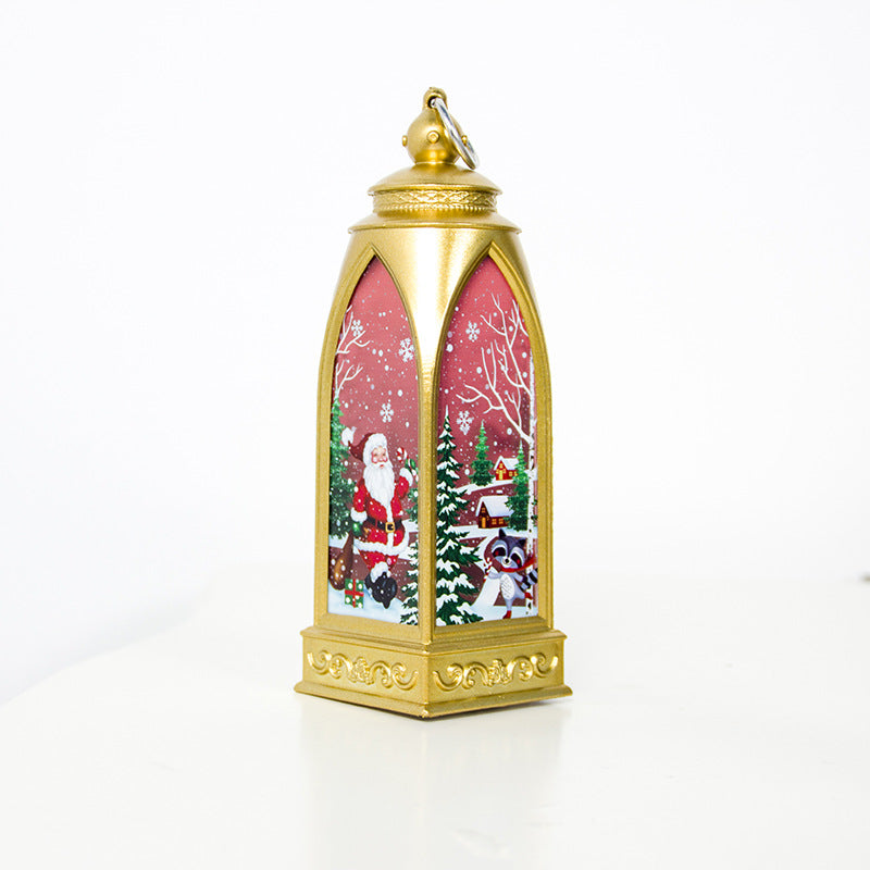 Christmas decorations little arch lamp with festive design, by My Store
