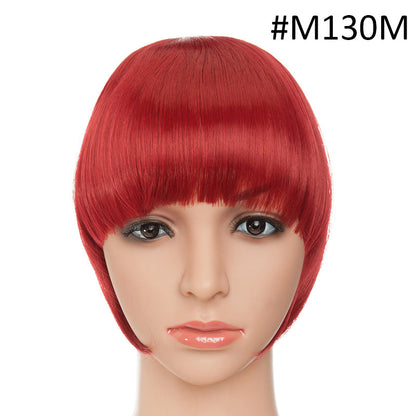 3D clip-in bangs hair extensions by My Store, shown in a natural style