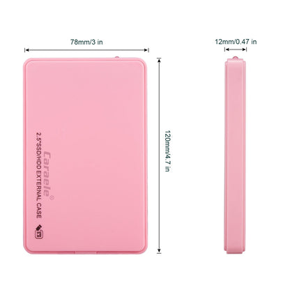 My Store external mobile hard disk, compact portable storage drive on a plain background