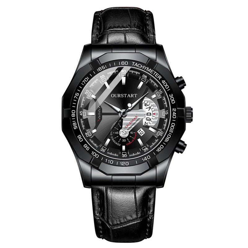 Non-mechanical calendar business watch for men by My Store, showing a classic design with date display
