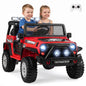 Two-seater 12V electric kids ride-on car with remote control by GBruno Store, featuring realistic design and safety features.