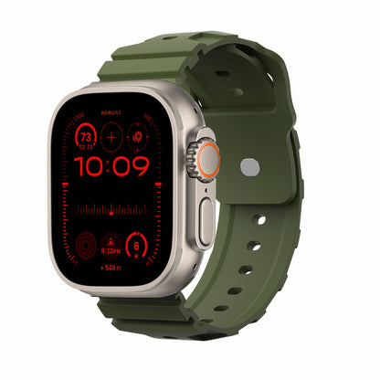 Robust sport band in vibrant color, adjustable fitness wrist strap designed for active wear and comfortable fit.