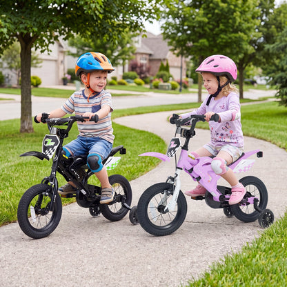 12-inch kids bike with training wheels from GBruno Store, featuring a colorful frame for ages 3 to 4.
