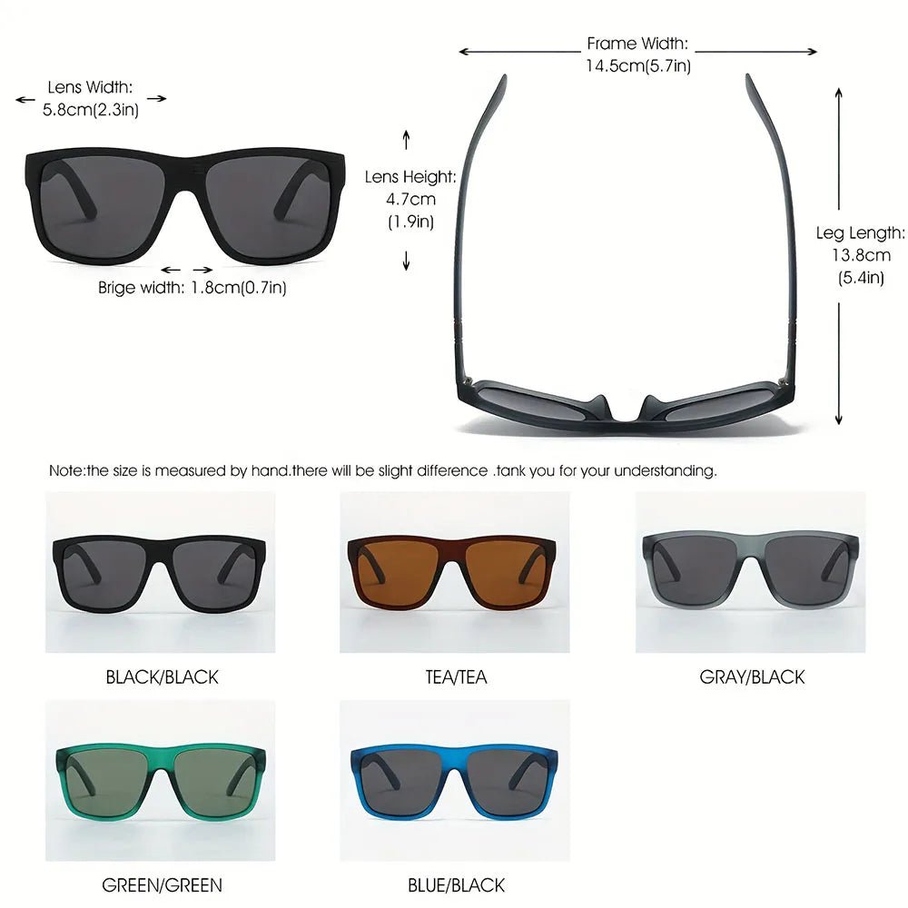 1/2PCS Polarized Sunglasses Brand Designer Vintage Sunglasses Man Fashionable Driving Sun Glasses Eyewear - BACKUPMYFILESNOW.COM®